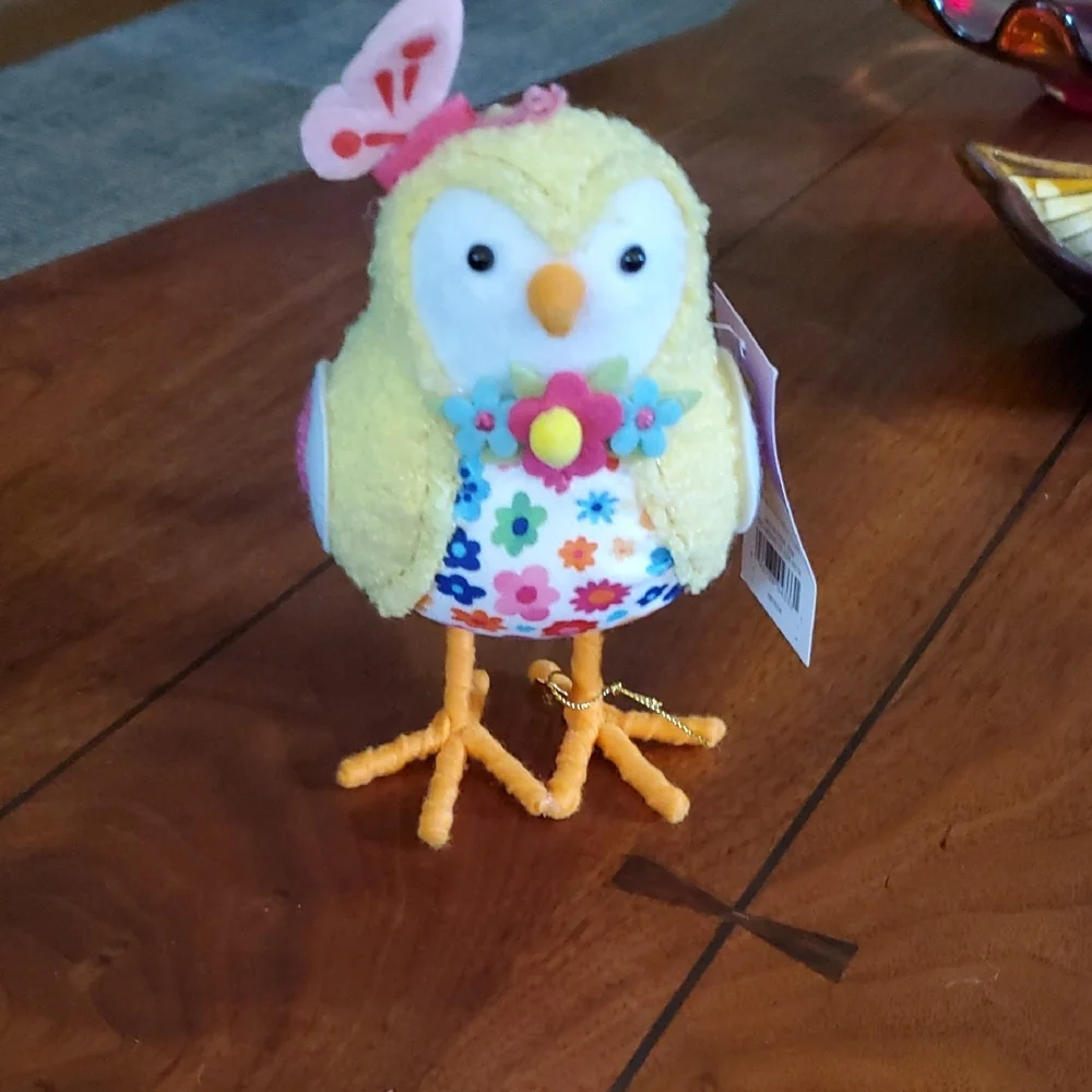 Featherly Friends Hue Easter Fabric Felt Bird